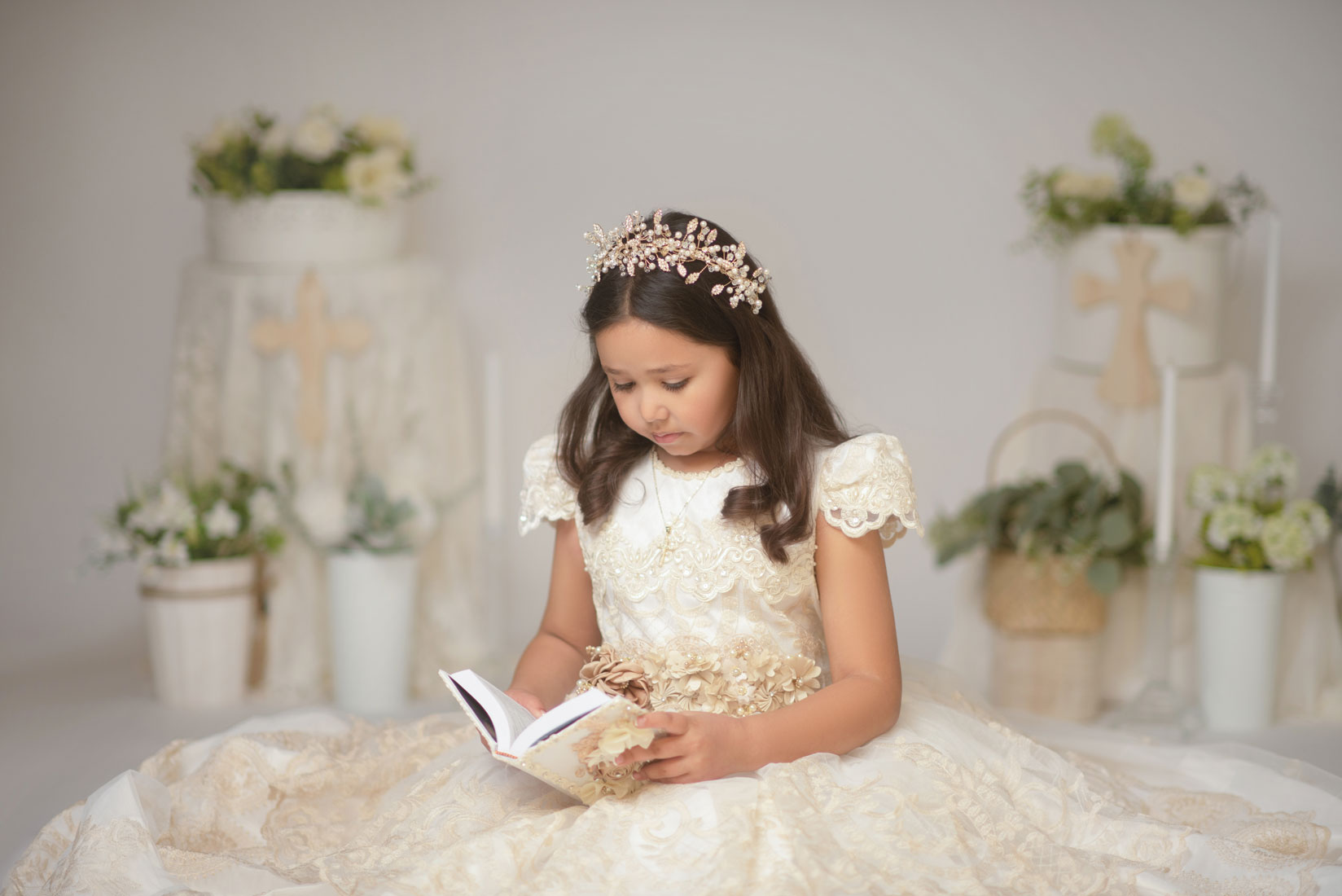 First Communion photoshoot ideas Baptism kids photos pictures Photographer Sacramento Roseville Rocklin Elk Grove Eldorado Hills Folsom Yuba city 
