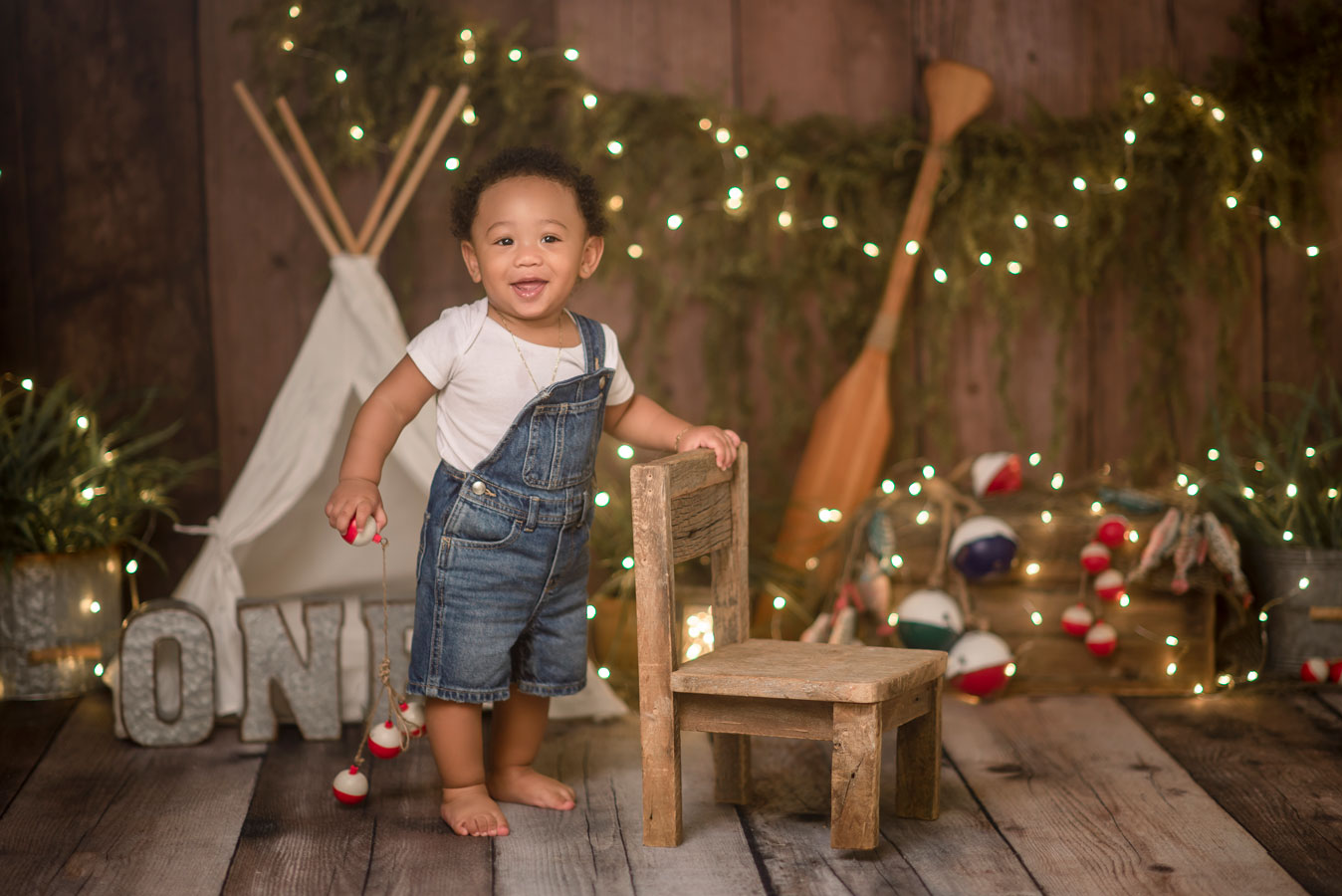 Gone fishing first birthday cake smash ofishally one boy cake smash ideas Roseville Rocklin Sacramento Folsom Elk Grove Eldorado hills cake smash photographer
