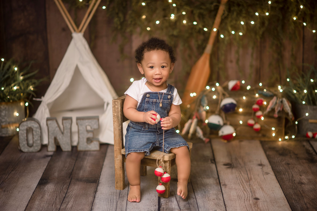 Gone fishing first birthday cake smash ofishally one boy cake smash ideas Roseville Rocklin Sacramento Folsom Elk Grove Eldorado hills cake smash photographer